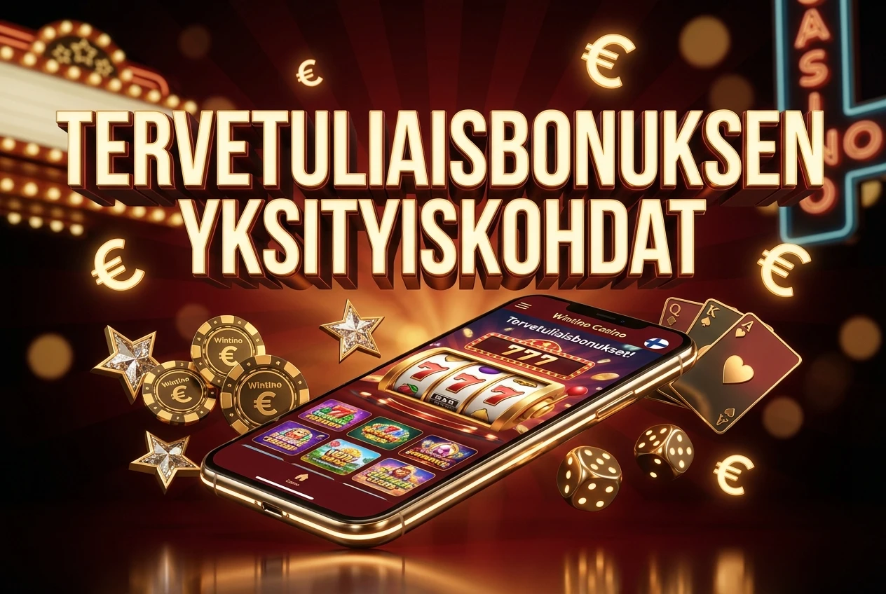 Tervetuliaisbonuksen yksityiskohdat